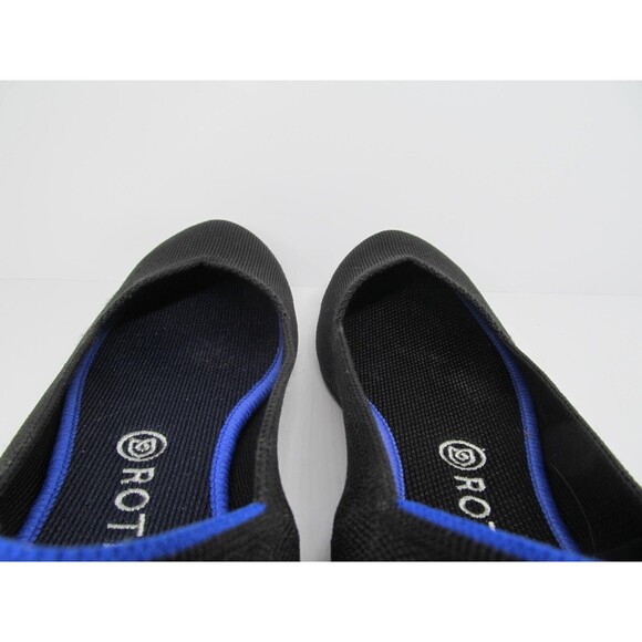 Rothy's Womens Black Flat Round Toe Knit Ballet Slip On Loafers Size US 10 - Picture 10 of 16